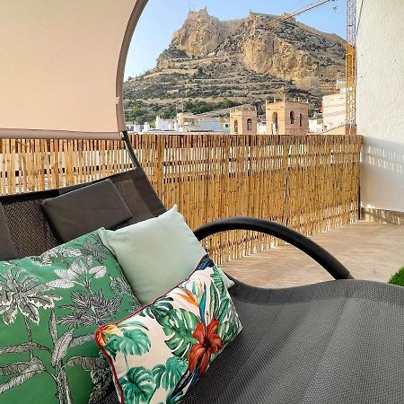 La Terraza. Vistas Al Castillo A 1 Min. De La Playa 알리칸테 외부 사진