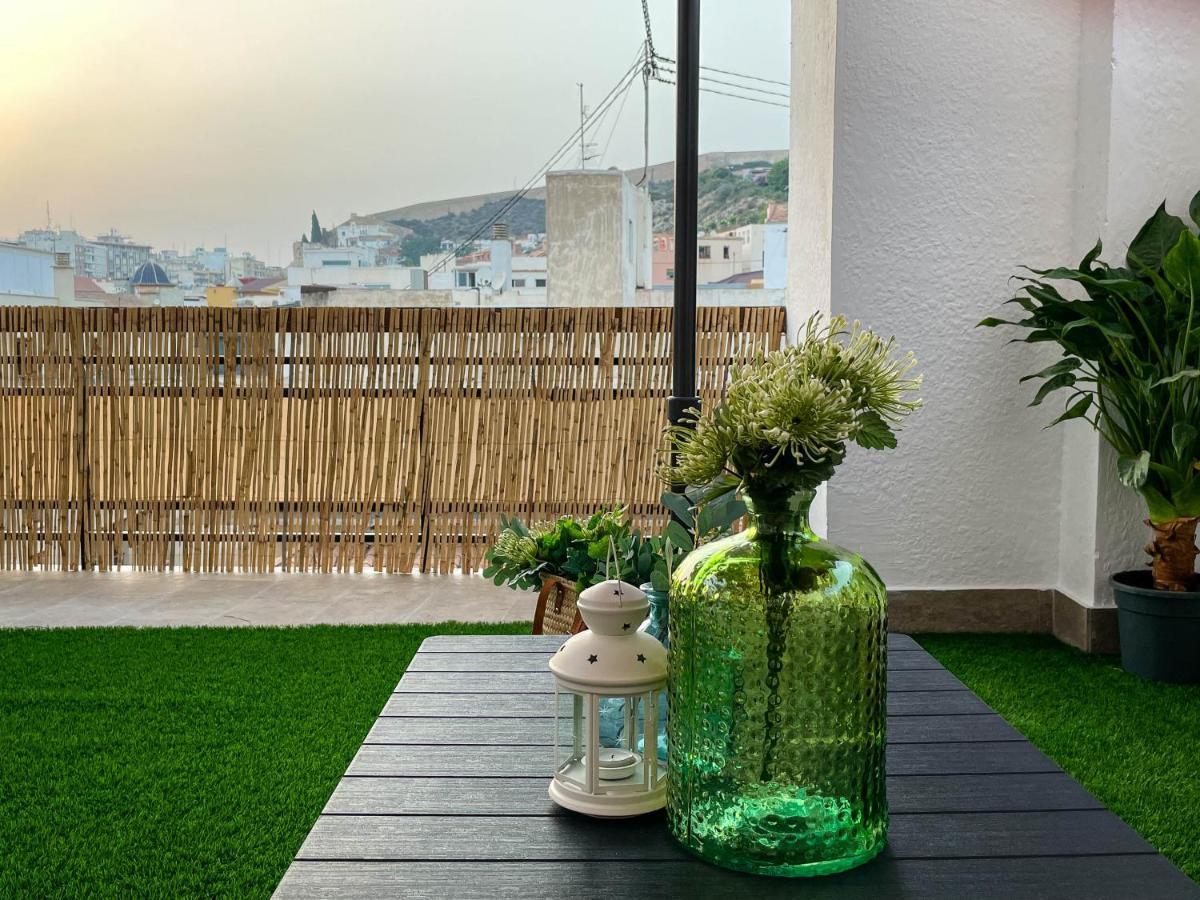 La Terraza. Vistas Al Castillo A 1 Min. De La Playa 알리칸테 외부 사진