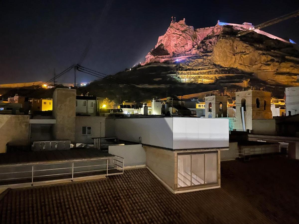 La Terraza. Vistas Al Castillo A 1 Min. De La Playa 알리칸테 외부 사진